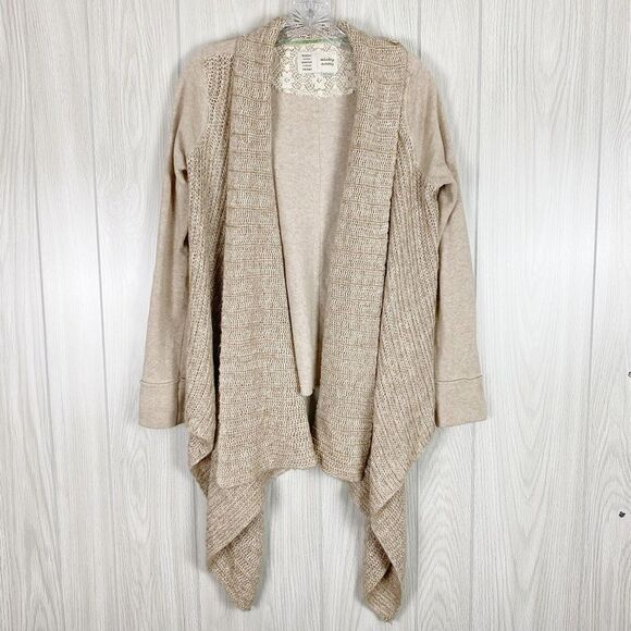 Anthropologie | Cream Waterfall Casado Knit Cardigan | Small - Picture 1 of 10
